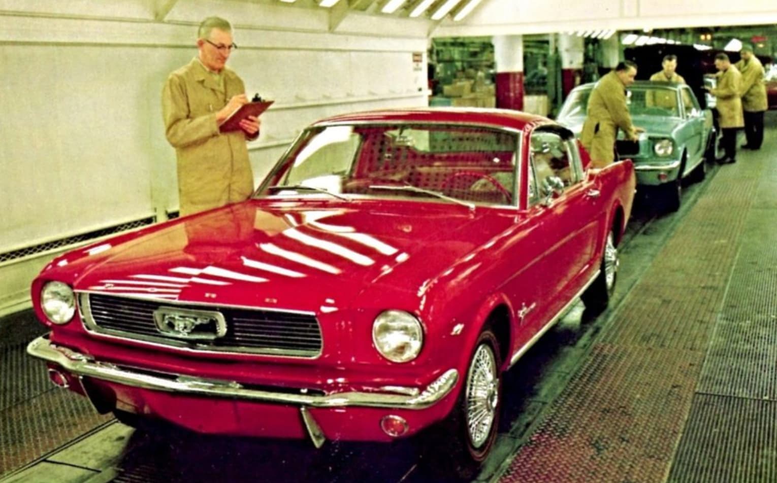 1966 mustang assembly line - 111